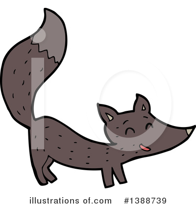Royalty-Free (RF) Wolf Clipart Illustration by lineartestpilot - Stock Sample #1388739