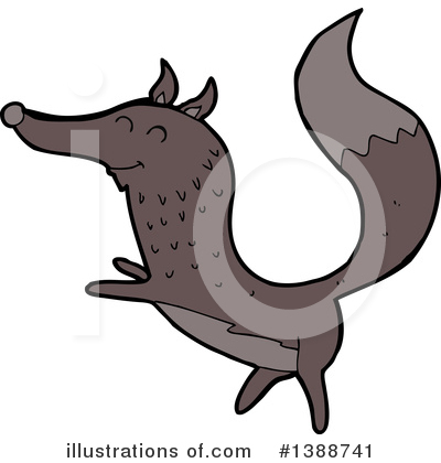 Royalty-Free (RF) Wolf Clipart Illustration by lineartestpilot - Stock Sample #1388741