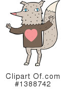 Wolf Clipart #1388742 by lineartestpilot