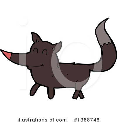 Royalty-Free (RF) Wolf Clipart Illustration by lineartestpilot - Stock Sample #1388746