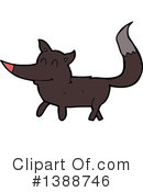Wolf Clipart #1388746 by lineartestpilot