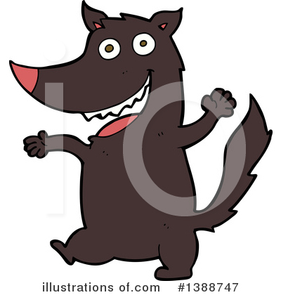 Royalty-Free (RF) Wolf Clipart Illustration by lineartestpilot - Stock Sample #1388747