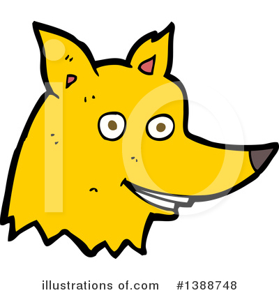 Royalty-Free (RF) Wolf Clipart Illustration by lineartestpilot - Stock Sample #1388748