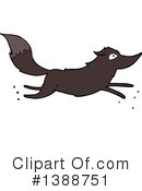Wolf Clipart #1388751 by lineartestpilot