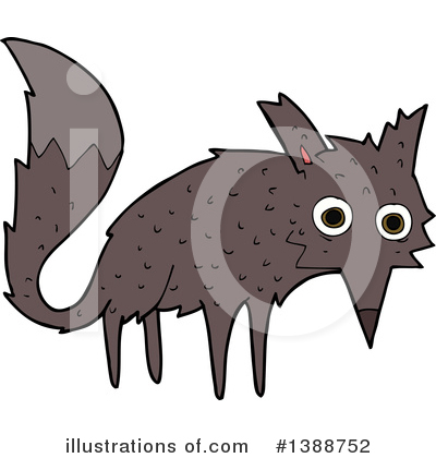 Royalty-Free (RF) Wolf Clipart Illustration by lineartestpilot - Stock Sample #1388752