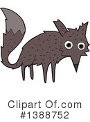 Wolf Clipart #1388752 by lineartestpilot