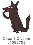 Wolf Clipart #1388753 by lineartestpilot