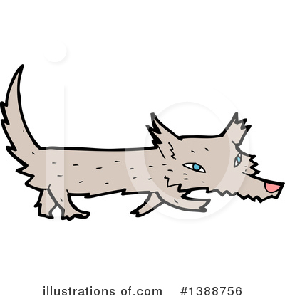 Royalty-Free (RF) Wolf Clipart Illustration by lineartestpilot - Stock Sample #1388756