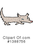 Wolf Clipart #1388756 by lineartestpilot