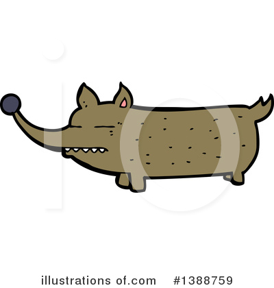 Royalty-Free (RF) Wolf Clipart Illustration by lineartestpilot - Stock Sample #1388759