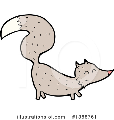 Royalty-Free (RF) Wolf Clipart Illustration by lineartestpilot - Stock Sample #1388761