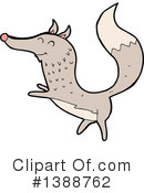 Wolf Clipart #1388762 by lineartestpilot