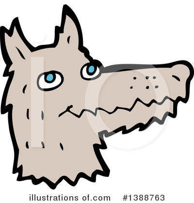Royalty-Free (RF) Wolf Clipart Illustration by lineartestpilot - Stock Sample #1388763