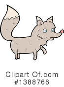 Wolf Clipart #1388766 by lineartestpilot