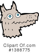 Wolf Clipart #1388775 by lineartestpilot