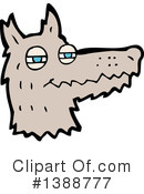 Wolf Clipart #1388777 by lineartestpilot