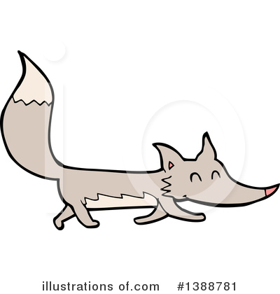Royalty-Free (RF) Wolf Clipart Illustration by lineartestpilot - Stock Sample #1388781