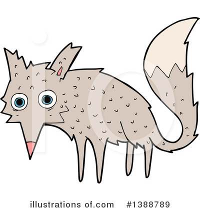 Royalty-Free (RF) Wolf Clipart Illustration by lineartestpilot - Stock Sample #1388789