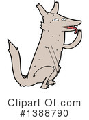 Wolf Clipart #1388790 by lineartestpilot