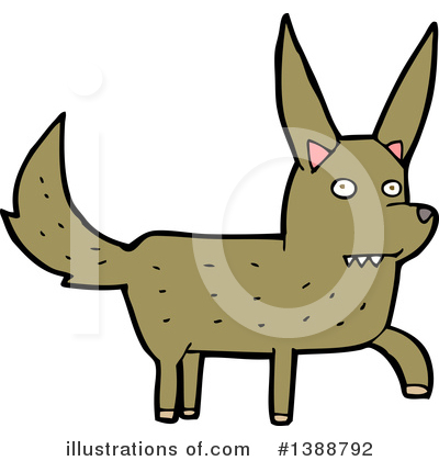 Royalty-Free (RF) Wolf Clipart Illustration by lineartestpilot - Stock Sample #1388792
