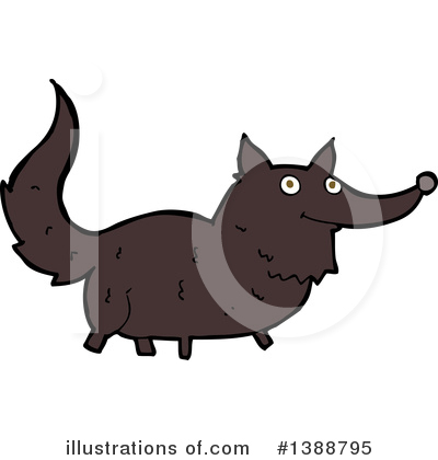 Royalty-Free (RF) Wolf Clipart Illustration by lineartestpilot - Stock Sample #1388795
