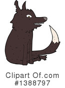 Wolf Clipart #1388797 by lineartestpilot