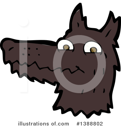 Royalty-Free (RF) Wolf Clipart Illustration by lineartestpilot - Stock Sample #1388802