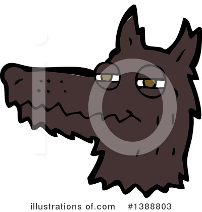 Royalty-Free (RF) Wolf Clipart Illustration by lineartestpilot - Stock Sample #1388803