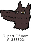 Wolf Clipart #1388803 by lineartestpilot