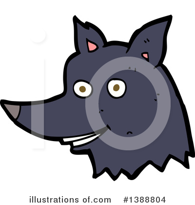Royalty-Free (RF) Wolf Clipart Illustration by lineartestpilot - Stock Sample #1388804