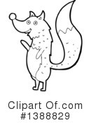 Wolf Clipart #1388829 by lineartestpilot