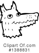 Wolf Clipart #1388831 by lineartestpilot