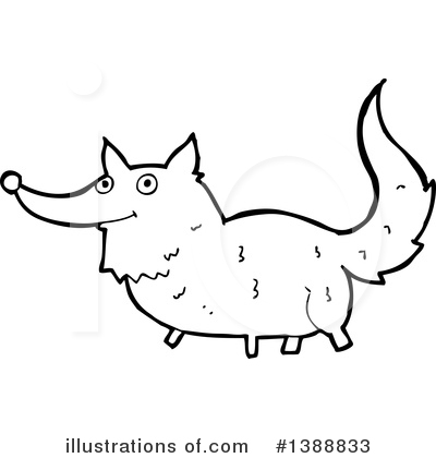 Royalty-Free (RF) Wolf Clipart Illustration by lineartestpilot - Stock Sample #1388833