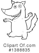 Wolf Clipart #1388835 by lineartestpilot