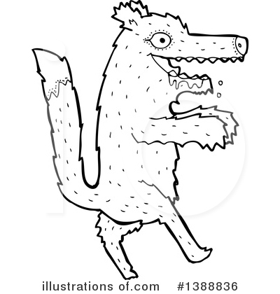 Royalty-Free (RF) Wolf Clipart Illustration by lineartestpilot - Stock Sample #1388836
