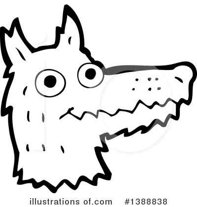 Royalty-Free (RF) Wolf Clipart Illustration by lineartestpilot - Stock Sample #1388838