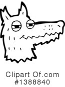 Wolf Clipart #1388840 by lineartestpilot