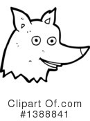 Wolf Clipart #1388841 by lineartestpilot
