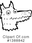 Wolf Clipart #1388842 by lineartestpilot