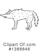 Wolf Clipart #1388846 by lineartestpilot