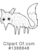 Wolf Clipart #1388848 by lineartestpilot