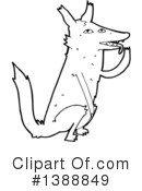 Wolf Clipart #1388849 by lineartestpilot
