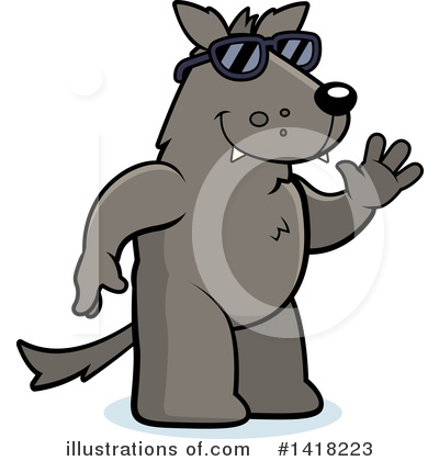 Royalty-Free (RF) Wolf Clipart Illustration by Cory Thoman - Stock Sample #1418223