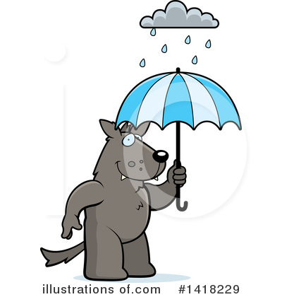 Umbrella Clipart #1418229 by Cory Thoman