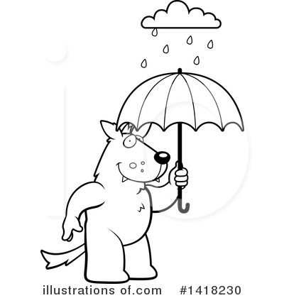 Umbrella Clipart #1418230 by Cory Thoman