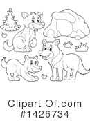 Wolf Clipart #1426734 by visekart