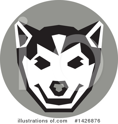 Royalty-Free (RF) Wolf Clipart Illustration by patrimonio - Stock Sample #1426876