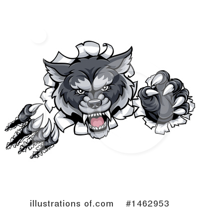 Royalty-Free (RF) Wolf Clipart Illustration by AtStockIllustration - Stock Sample #1462953