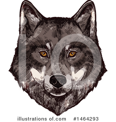 Wolf Clipart #1464293 by Vector Tradition SM