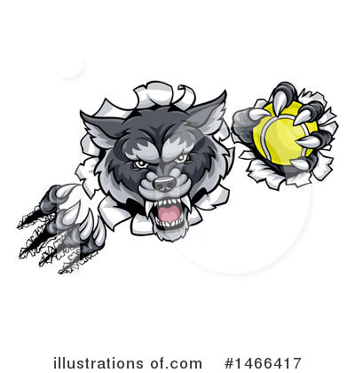 Royalty-Free (RF) Wolf Clipart Illustration by AtStockIllustration - Stock Sample #1466417